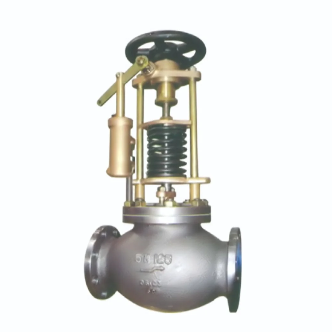 MARINE FUEL OIL SHUT-OFF VALVE C/W PNEUMATIC  - Marine Valves showing detailed view with specifications and design features in realistic presentation